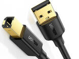 Кабель для принтера сканера USB-A на USB Type-B (USB-B) Ugreen US135 Print Cable (1m. .. - фото 3