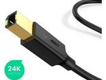 Кабель для принтера сканера USB-A на USB Type-B (USB-B) Ugreen US135 Print Cable (1m. .. - фото 2