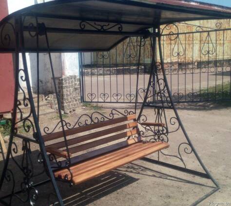 Качели садовые кованые