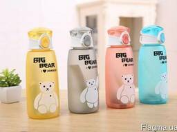 Качественная Бутылка с медведями 500 мл