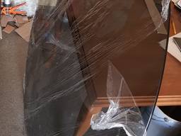 Каленное стекло для стола 8мм графит