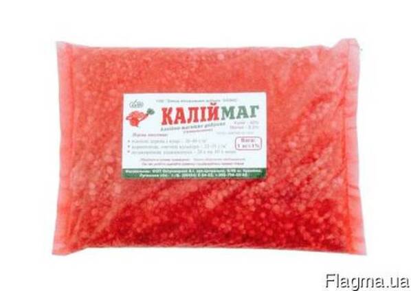 Калиймаг (калийно-магниевое удобрение) "ОВИ" 1кг K-45%, Mg-6