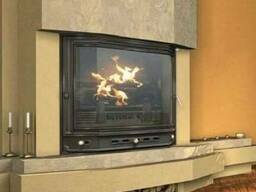 Каминная Топка PL-190 Pryzma (цельное стекло) с водяным конт