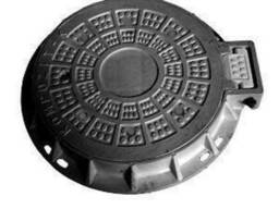 Люк чугун. лёгкий ЛА 15 ( 41кг ) (Ø600кр. ; Ø760осн. , h-70 )