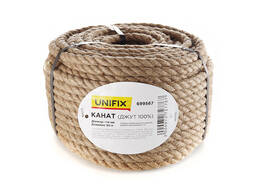 Канат (джут 100%) 14мм 50м UNIFIX