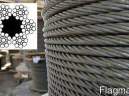 Канат стальной ГОСТ 3077-80 Ф 17,5 мм.