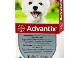 Капли Bayer Адвантикс Advantix от блох и клещей для собак весом 4-10 кг 4 пипетки х 1. ..