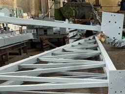 Каркас ангару - Виготовлення металоконструкцій, ангарів, складів з металу