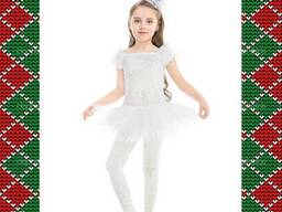 Детский костюм Снежинка для утренников, карнавальный , Зима