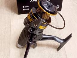 Карповые катушки с байтраннером и конусной шпулей