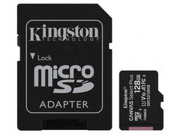 Карта памяти microSDXC Kingston 128GB Canvas Select Plus Class 10 UHS-I + SD-адаптер...
