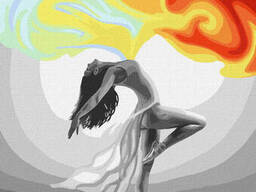 Картина по номерам "Чувственный танец" Идейка 40х50 см (KHO4849)