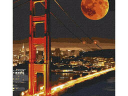 Картина по номерам. "Золотые Ворота" 40x50см (KHO3589)