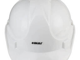 Каска строительная 8 точек крепления (белая) Sigma (9414501)