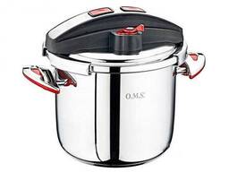 Кастрюля-скороварка OMS 5038-G7-red 7 л 22 см