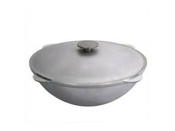 Казан алюминиевый Биол - 580 х 258 мм х 40 л, татарский с крышкой