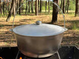 Казан КТА-08 алюминиевый с дужкой и крышкой 8л - фото 2
