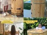 Фітобочка кедрова кругла зі скосом - фото 3