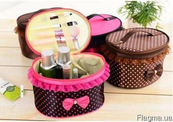 Киев.Тканевая косметичка Bow storage bag (Боу Стореж бег)