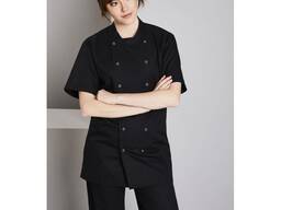 Китель поварской женский с короткими рукавами LadyChef
