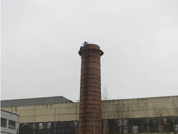 Кладка и ремонт стволов кирпичных труб