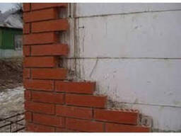 Кладка кирпича облицовочная