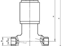 Клапан запорный сильфонный СК 26022-015