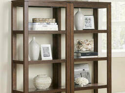 Классический стеллаж для книг "Югги" из массива сосны