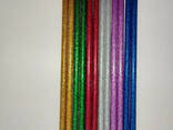 Клеевые стержни Stark 7.2х200 мм цветные с блестками 12 шт - фото 1