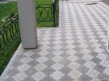 Тротуарная Плитка Клевер, Клевер узор, Вибролитая - фото 2