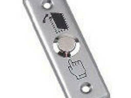 Кнопка выхода врезная, NO/C, нержавейка, максим. ток 3А, 80х30х20мм