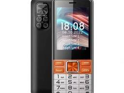 Кнопочный мобильный телефон на 4 сим карты AIEK s-mobile 5630 Orange