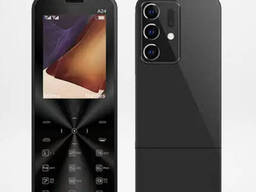 Кнопочный мобильный телефон на 4 сим карты AIEK s-mobile A24 Black