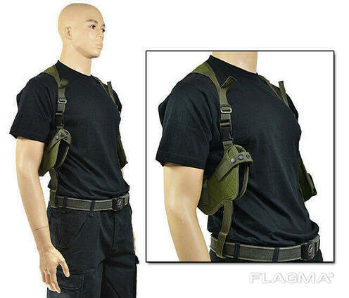 Купить Кобура оперативная наплечная SHOULDER HOLSTER Оливковая - военторг Виктейлор