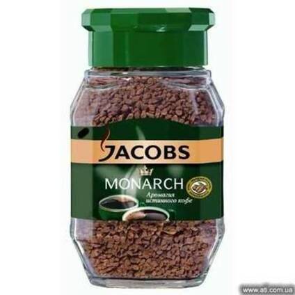 Кофе растворимый Jacobs Monarch - (зеленая упаковка)