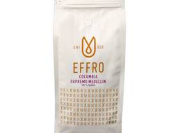 Кофе в зёрнах EFFRO COLUMBIA 1 кг. 100% арабика моносорт