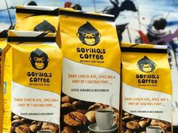 Кава в зернах Gorilla's coffee 100% Arabica Bourbon (Specialty) 500 г