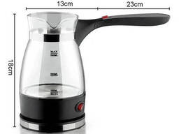 Кофеварка электрическая турка 0,5л 600Вт нержавеющая сталь Domotec R-128