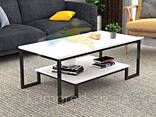 Kофейный столик в стиле Лофт 900х500х500 OL717 - фото 2