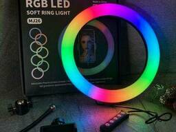Кольцевая LED лампа для селфи MJ26 RGB