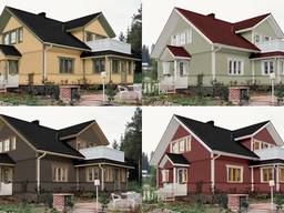 Колеровка фасадных красок, эмалей, штукатурок