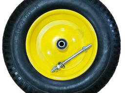 Колесо DW 4,0*8 полиуретановое с подшипником // PU408MB + 12 ось