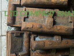 Колодка локомотивная тормозная гребневая чугунная №44-5287-СБ ТУ 32-ЦТВР-165-87