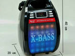 Колонка комбик Golon RX-810 BT Bluetooth mp3 радиомикрофон пульт цветомузыка Черный. .. - фото 3