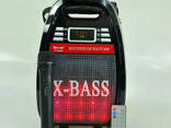 Колонка комбик Golon RX-810 BT Bluetooth mp3 радиомикрофон пульт цветомузыка Черный. .. - фото 2