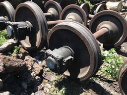 Колёсные пары 30-65мм мм , рамы боковые балки надресорные 90-93год с актами выкатки