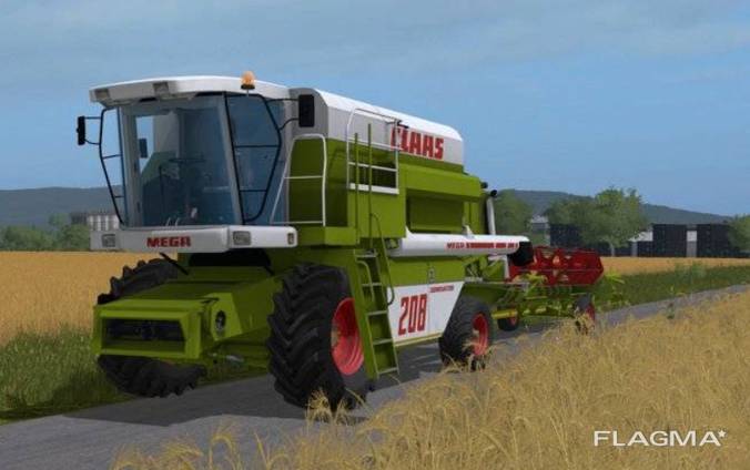 Комбайн зернозбиральний Claas Mega 208
