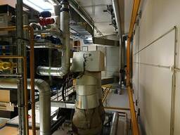 Комбінована силова та теплова установка з газовим двигуном