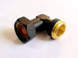 Компактна чорна mini - американка ThermoPulse кутова 1" Black. Різьбове з'єднання з. .. - фото 2