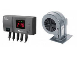 Комплект автоматики KG Elektronik CS-20 LED +вентилятор DP-02 для твердотопливных котлов